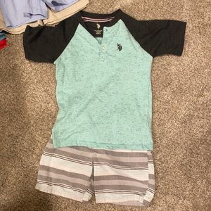 Boys size 7 US Polo set. Never worn but no tags.